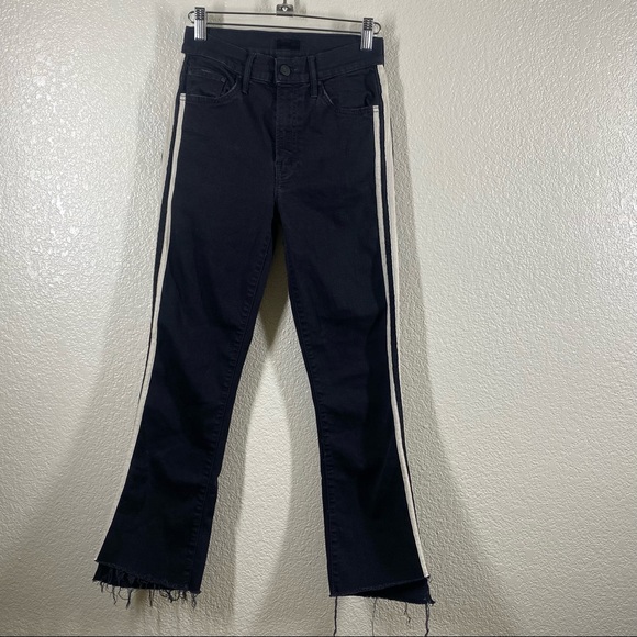 Mother Insider Crop Step Fray Jeans Guilty Racer - Picture 3 of 12